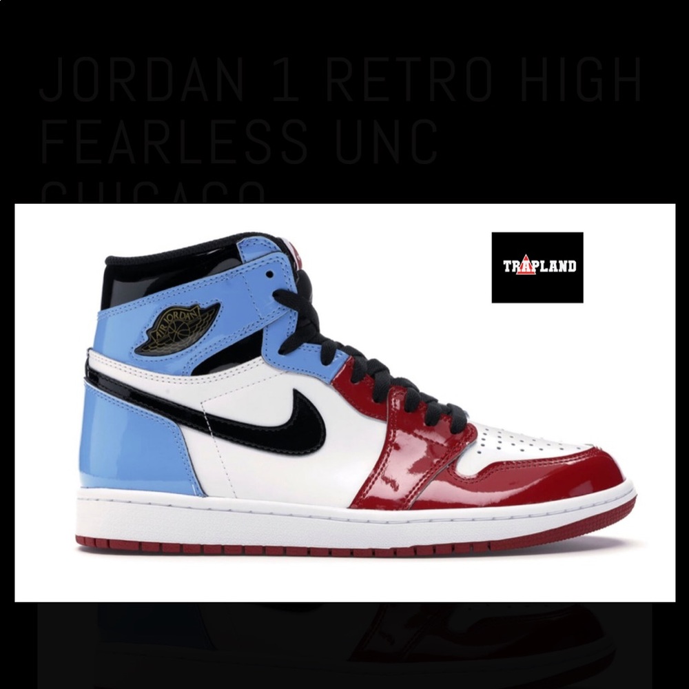 JORDAN 1 RETRO HIGH FEARLESS UNC CHICAGO